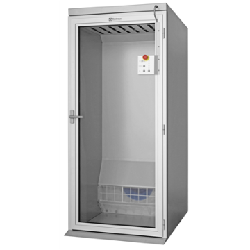 Electrolux FC48 Garment finishing cabinet, total time for a full load 6 min.

