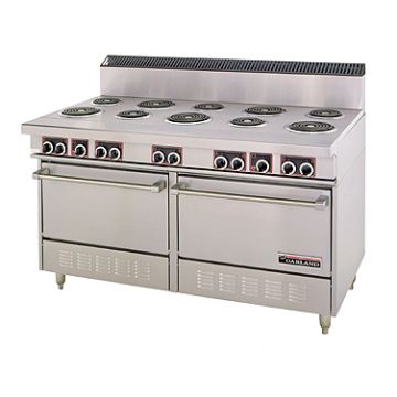 Garland SU684 SS684 60 Inch Series Commercial Electric Range. 10 Hobs with Double Oven. CE Approved