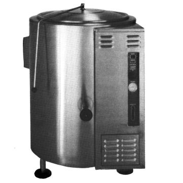 Crown GL-100 stationary kettle holds 100 gallons