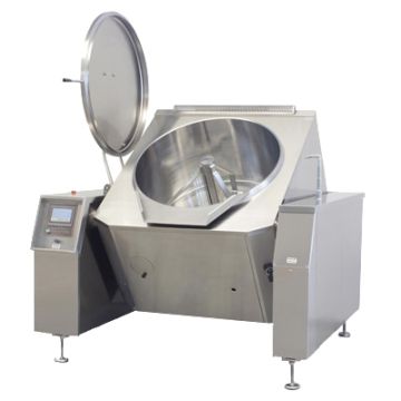 150 litre fully-automatic tilting mixer bratt pan. Direct gas heat. Icos BRP 150 GD