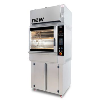 CB CHICKEN MASTER 35 INDUSTRY 4.0 crispy chicken rotisserie. Electric. 35 bird capacity