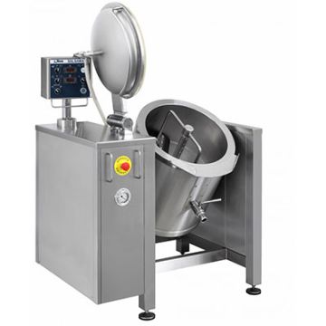 Nilma Salsamat 80 litre vacuum tilting mixer bratt pan. 