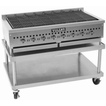 Vulcan Hart VCCB72 Low-Profile Heavy Duty Gas Broiler 72 Inches Wide