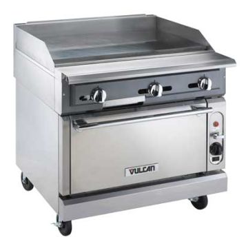 Vulcan Hart VGMT36S griddle top range with standard oven