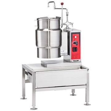 Vulcan Hart K6DTT 2/3 Jacketed 6 Gallon Direct Steam Counter Kettle. 