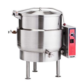 Vulcan Hart K20EL 2/3 Jacketed 20 Gallon Electric Steam Floor Kettle. 