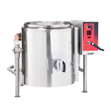 Vulcan Hart K20GLT 2/3 Jacketed 20 Gallon Gas Steam Floor Kettle. 