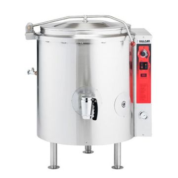 Vulcan Hart K40GL 2/3 Jacketed 40 Gallon Gas Steam Floor Kettle. 