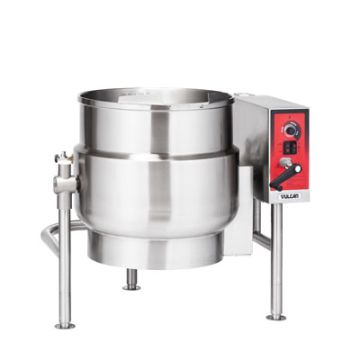 Vulcan Hart K20DLT 2/3 Jacketed 20 Gallon Direct Steam Floor Kettle. 